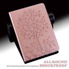 For Xiaomi Redmi Pad SE 8.7 Tree & Deer Embossed Leather Tablet Case(Pink) - 2