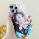 For iPhone 15 Pro Max PC Phone Case(Holding Lilies) - 1