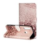 For Huawei P40 Lite E / Y7p Colored Drawing Marble Pattern Horizontal Flip PU Leather Case with Holder & Card Slots & Wallet(Rose Gold) - 1