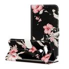 For LG K51 Colored Drawing Marble Pattern Horizontal Flip PU Leather Case with Holder & Card Slots & Wallet(Azalea) - 1