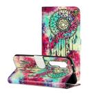 For Xiaomi Mi Note 10 Lite Colored Drawing Marble Pattern Horizontal Flip PU Leather Case with Holder & Card Slots & Wallet(Butterfly Wind Chimes) - 1