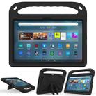 For Amazon Kindle Fire Max 11 Handle EVA Shockproof Tablet Case with Holder(Black) - 1