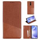 For Xiaomi Redmi K30 MUXMA MX109 Horizontal Flip Leather Case with Holder & Card Slot & Wallet(Brown) - 1