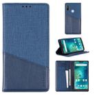 For Xiaomi Redmi 6 Pro MUXMA MX109 Horizontal Flip Leather Case with Holder & Card Slot & Wallet(Blue) - 1