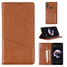 For Xiaomi Redmi Note 5 Pro MUXMA MX109 Horizontal Flip Leather Case with Holder & Card Slot & Wallet(Brown) - 1