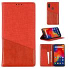 For Xiaomi Redmi Note 6 Pro MUXMA MX109 Horizontal Flip Leather Case with Holder & Card Slot & Wallet(Red) - 1