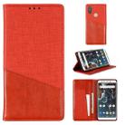 For Xiaomi Mi 6X MUXMA MX109 Horizontal Flip Leather Case with Holder & Card Slot & Wallet(Red) - 1