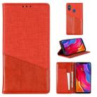 For Xiaomi Mi 8 MUXMA MX109 Horizontal Flip Leather Case with Holder & Card Slot & Wallet(Red) - 1