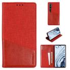 For Xiaomi Mi Note 10 / Mi Note 10 Pro MUXMA MX109 Horizontal Flip Leather Case with Holder & Card Slot & Wallet(Red) - 1