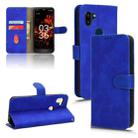 For Orbic Fun+ 4G Skin Feel Magnetic Flip Leather Phone Case(Blue) - 1