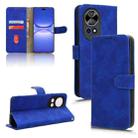 For Huawei nova 12 Pro 5G Skin Feel Magnetic Flip Leather Phone Case(Blue) - 1