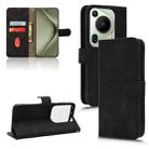 For Huawei Pura 70 Pro Skin Feel Magnetic Flip Leather Phone Case(Black) - 1