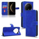 For Huawei Mate 70 Pro / 70 Pro+ Skin Feel Magnetic Flip Leather Phone Case(Blue) - 1