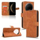 For Huawei Mate 70 Pro / 70 Pro+ Skin Feel Magnetic Flip Leather Phone Case(Brown) - 1