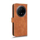 For Huawei Mate 70 Pro / 70 Pro+ Skin Feel Magnetic Flip Leather Phone Case(Brown) - 3