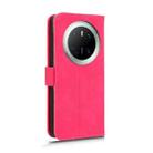 For Huawei Mate 70 Skin Feel Magnetic Flip Leather Phone Case(Rose Red) - 3