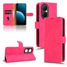 For Huawei Enjoy 80 Skin Feel Magnetic Flip Leather Phone Case(Rose Red) - 1