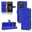 For Huawei nova 14 Ultra Skin Feel Magnetic Flip Leather Phone Case(Blue) - 1