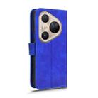 For Huawei Pura 80 Pro 5G Skin Feel Magnetic Flip Leather Phone Case(Blue) - 3