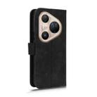 For Huawei Pura 80 Ultra 5G Skin Feel Magnetic Flip Leather Phone Case(Black) - 3
