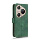 For Huawei Pura 80 Ultra 5G Skin Feel Magnetic Flip Leather Phone Case(Green) - 3