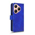 For Huawei Pura 80 5G Skin Feel Magnetic Flip Leather Phone Case(Blue) - 3