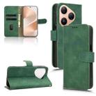 For Huawei Pura 80 5G Skin Feel Magnetic Flip Leather Phone Case(Green) - 1