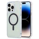 For iPhone 14 Pro Max Magic Diamond Blu-ray MagSafe Phone Case(Black) - 1