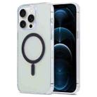 For iPhone 12 Pro Max Magic Diamond Blu-ray MagSafe Phone Case(Black) - 1