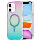 For iPhone 11 Magic Diamond Blu-ray MagSafe Phone Case(Purple Blue Gradient) - 1