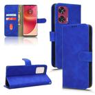 For Motorola Edge 50 Fusion Skin Feel Magnetic Flip Leather Phone Case(Blue) - 1