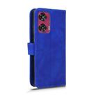 For Motorola Edge 50 Fusion Skin Feel Magnetic Flip Leather Phone Case(Blue) - 3