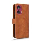 For Motorola Edge 50 Fusion Skin Feel Magnetic Flip Leather Phone Case(Brown) - 3