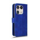 For Motorola Edge 50 Ultra Skin Feel Magnetic Flip Leather Phone Case(Blue) - 3