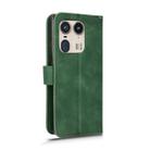For Motorola Edge 50 Ultra Skin Feel Magnetic Flip Leather Phone Case(Green) - 3