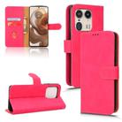 For Motorola Edge 50 Ultra Skin Feel Magnetic Flip Leather Phone Case(Rose Red) - 1