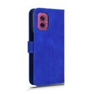 For Motorola Moto G55 5G Skin Feel Magnetic Flip Leather Phone Case(Blue) - 3