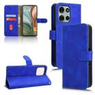 For Motorola Moto G75 5G Skin Feel Magnetic Flip Leather Phone Case(Blue) - 1