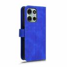 For Motorola Moto G75 5G Skin Feel Magnetic Flip Leather Phone Case(Blue) - 3