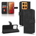 For Motorola Moto G15 4G Skin Feel Magnetic Flip Leather Phone Case(Black) - 1