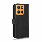 For Motorola Moto G15 4G Skin Feel Magnetic Flip Leather Phone Case(Black) - 3