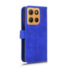 For Motorola Moto G15 4G Skin Feel Magnetic Flip Leather Phone Case(Blue) - 3