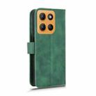 For Motorola Moto G15 4G Skin Feel Magnetic Flip Leather Phone Case(Green) - 3