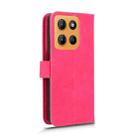 For Motorola Moto G15 4G Skin Feel Magnetic Flip Leather Phone Case(Rose Red) - 3