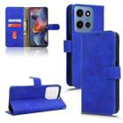 For Motorola Moto G 5G 2025 Skin Feel Magnetic Flip Leather Phone Case(Blue) - 1