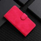 For Motorola Moto G 5G 2025 Skin Feel Magnetic Flip Leather Phone Case(Rose Red) - 2