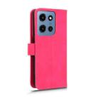 For Motorola Moto G 5G 2025 Skin Feel Magnetic Flip Leather Phone Case(Rose Red) - 3