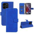 For Motorola Edge 60 Fusion Skin Feel Magnetic Flip Leather Phone Case(Blue) - 1