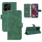 For Motorola Edge 60 Fusion Skin Feel Magnetic Flip Leather Phone Case(Green) - 1