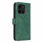 For Motorola Edge 60 Fusion Skin Feel Magnetic Flip Leather Phone Case(Green) - 3
